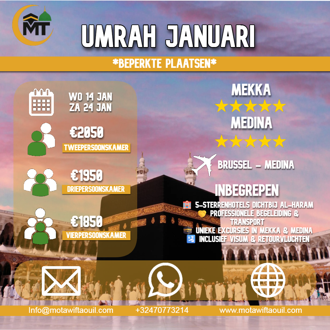Umrah pakket Januari